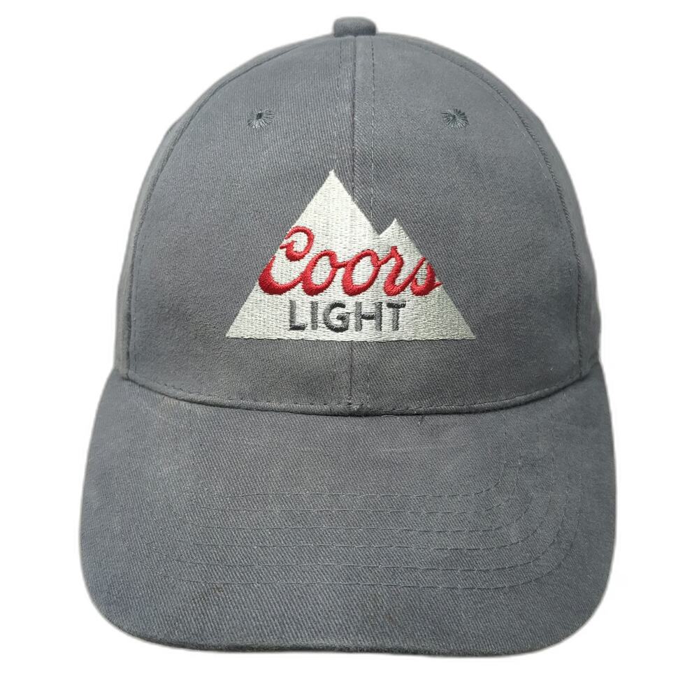 Acme Snapback Gray One Size Coors Light Mountain Logo Embroidered Beer Logo hat